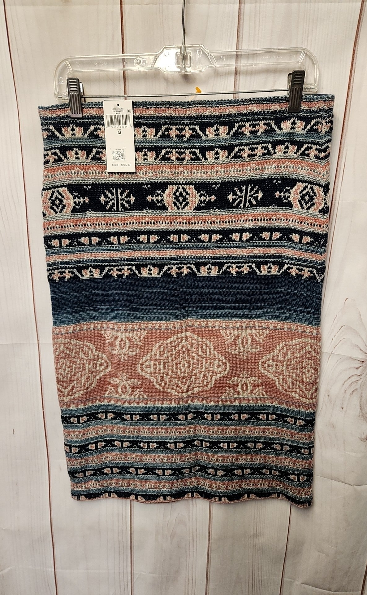 NWT Lauren by Ralph Lauren Women's Size M Blue & Pink Skirt