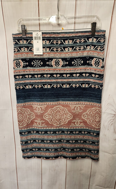 NWT Lauren by Ralph Lauren Women's Size M Blue & Pink Skirt