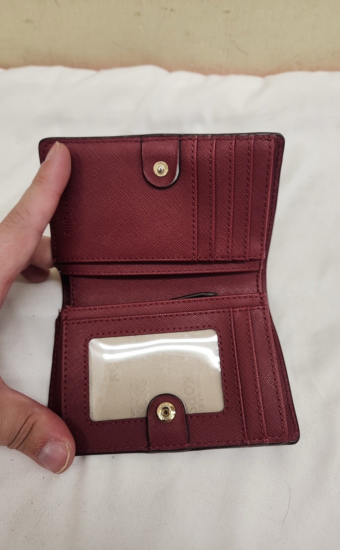 Michael Kors Red Leather Wallet