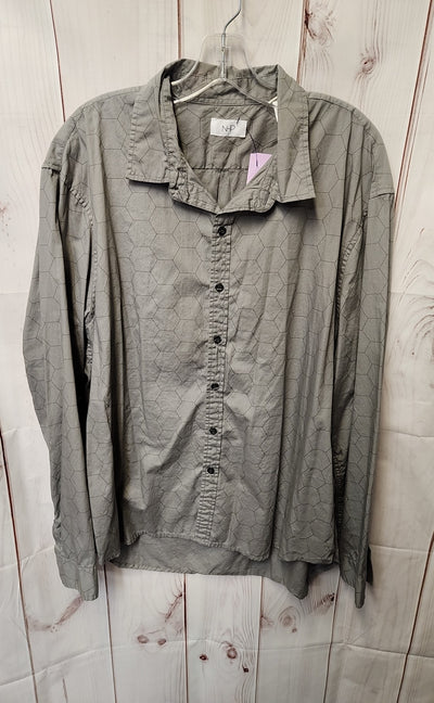 NHP Men's Size XL Gray Shirt