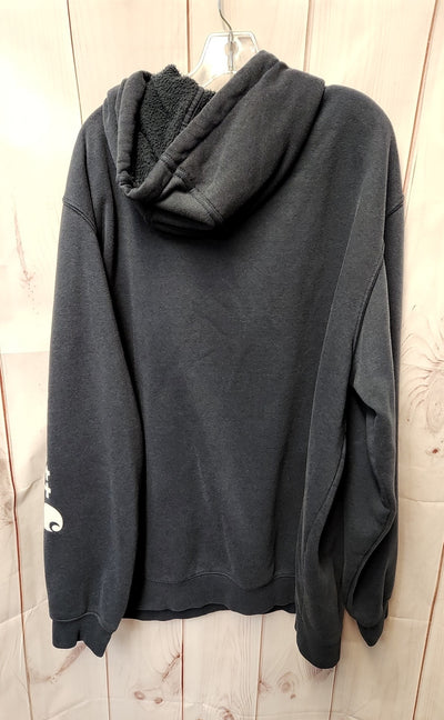Carhartt Men's Size 2X Navy Hooded Sweatshirt