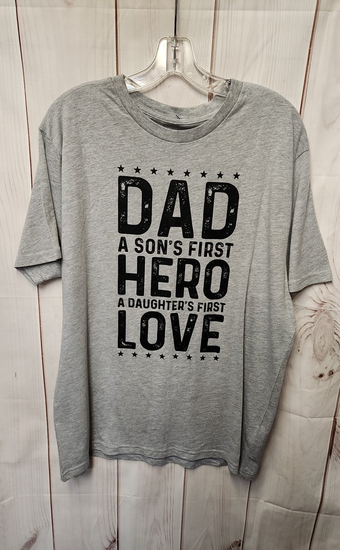 Celebrate Men's Size L Gray Shirt Father's Day