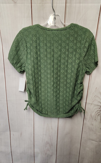 NWT Self Esteem Girl's Size 14 Green Shirt