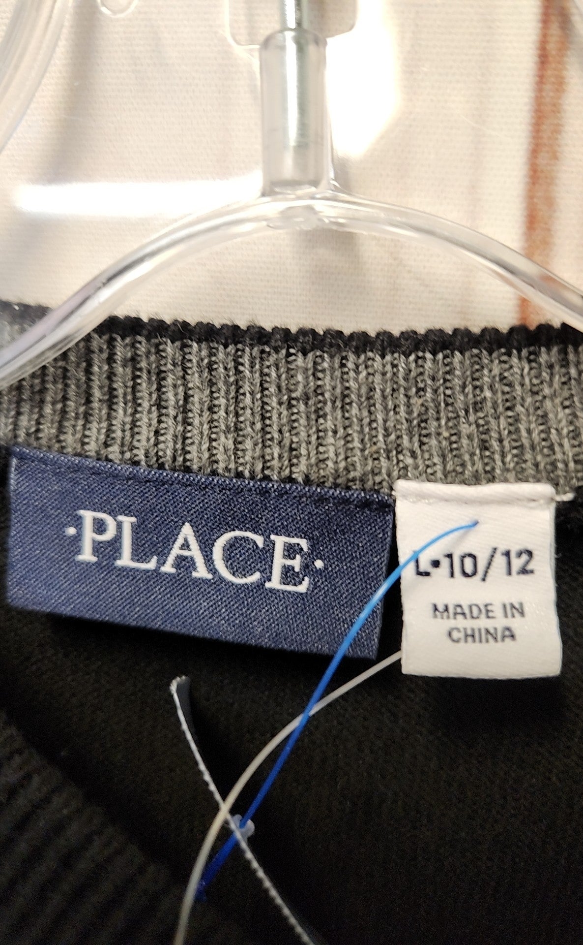 NWT Place Boy's Size 10/12 Black Sweater
