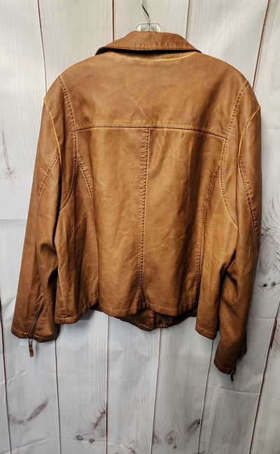 NWT Max Studio Women's Size 2X Brown Jacket
