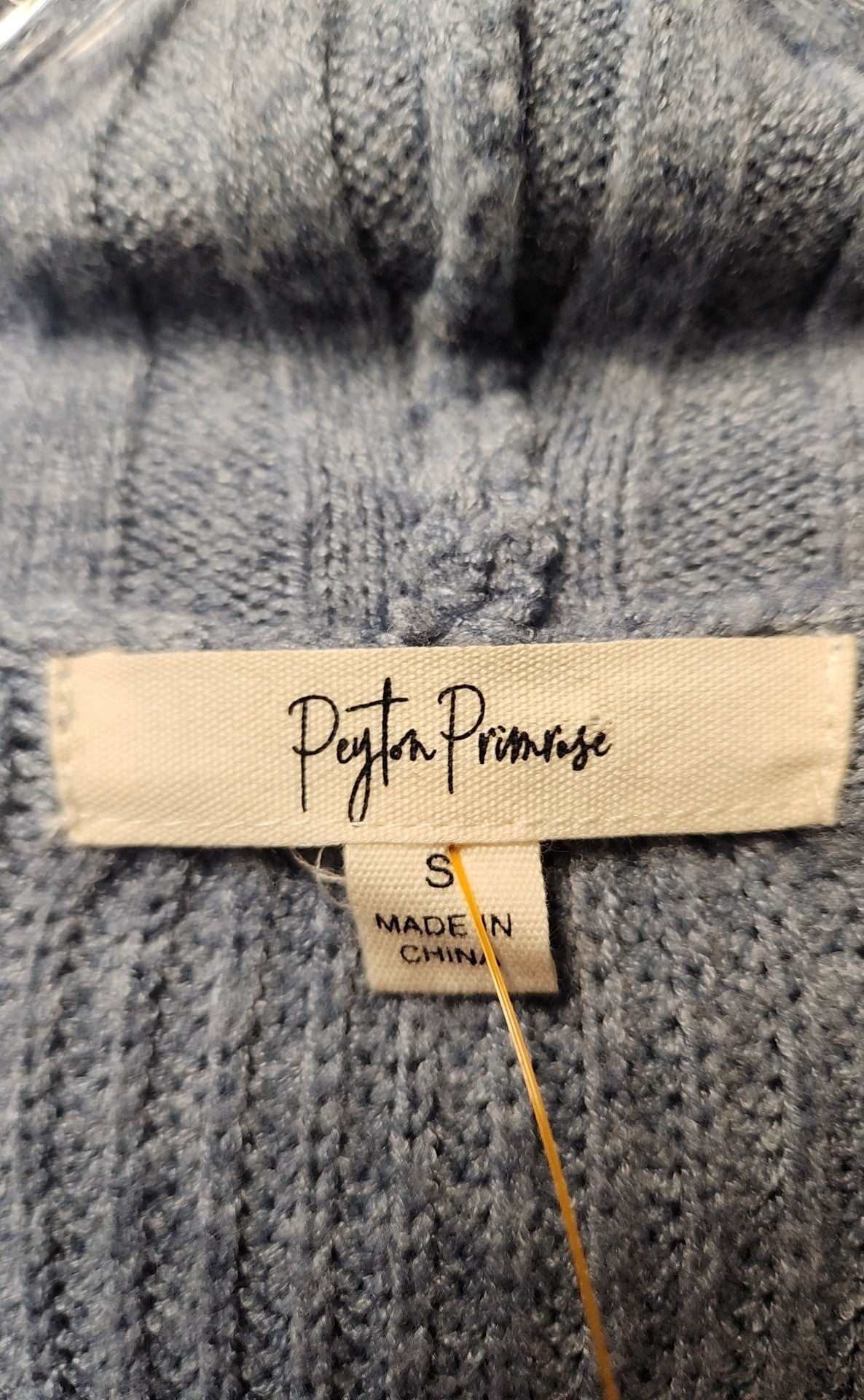 Peyton Primrose Women's Size S Blue Cardigan