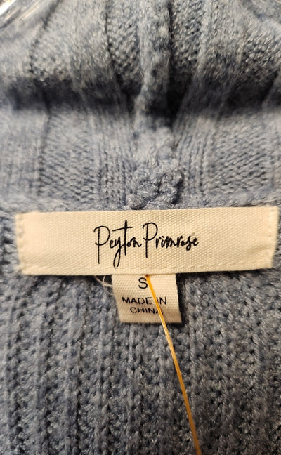 Peyton Primrose Women's Size S Blue Cardigan