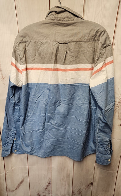 As Is - Wrinkled - Aeropostale Men's Size L Blue Shirt