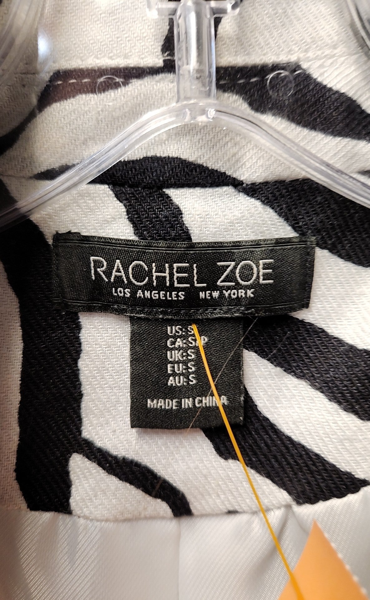 Rachel Zoe Women's Size S White & Black Blazer