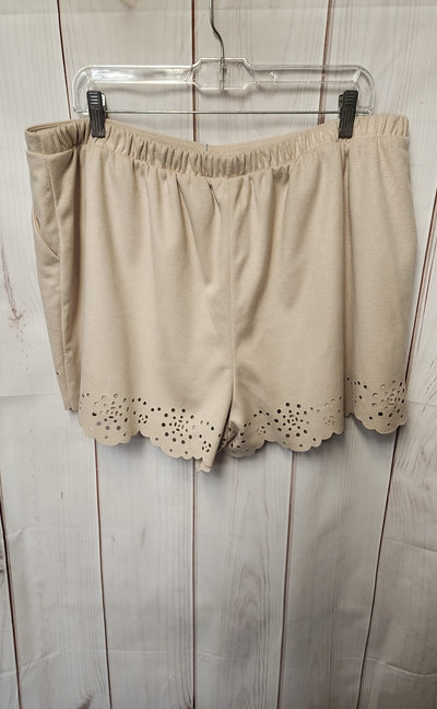 NWT Lauren Conrad Women's Size XL Beige Shorts