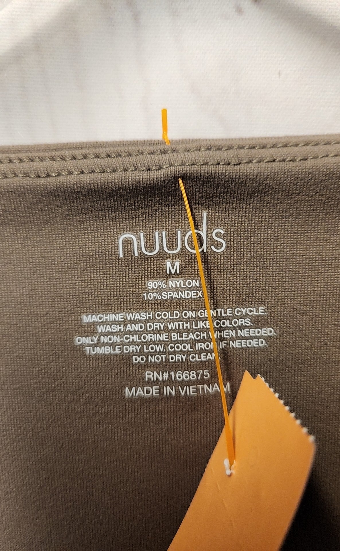 Nuuds Women's Size M Brown Bodysuit