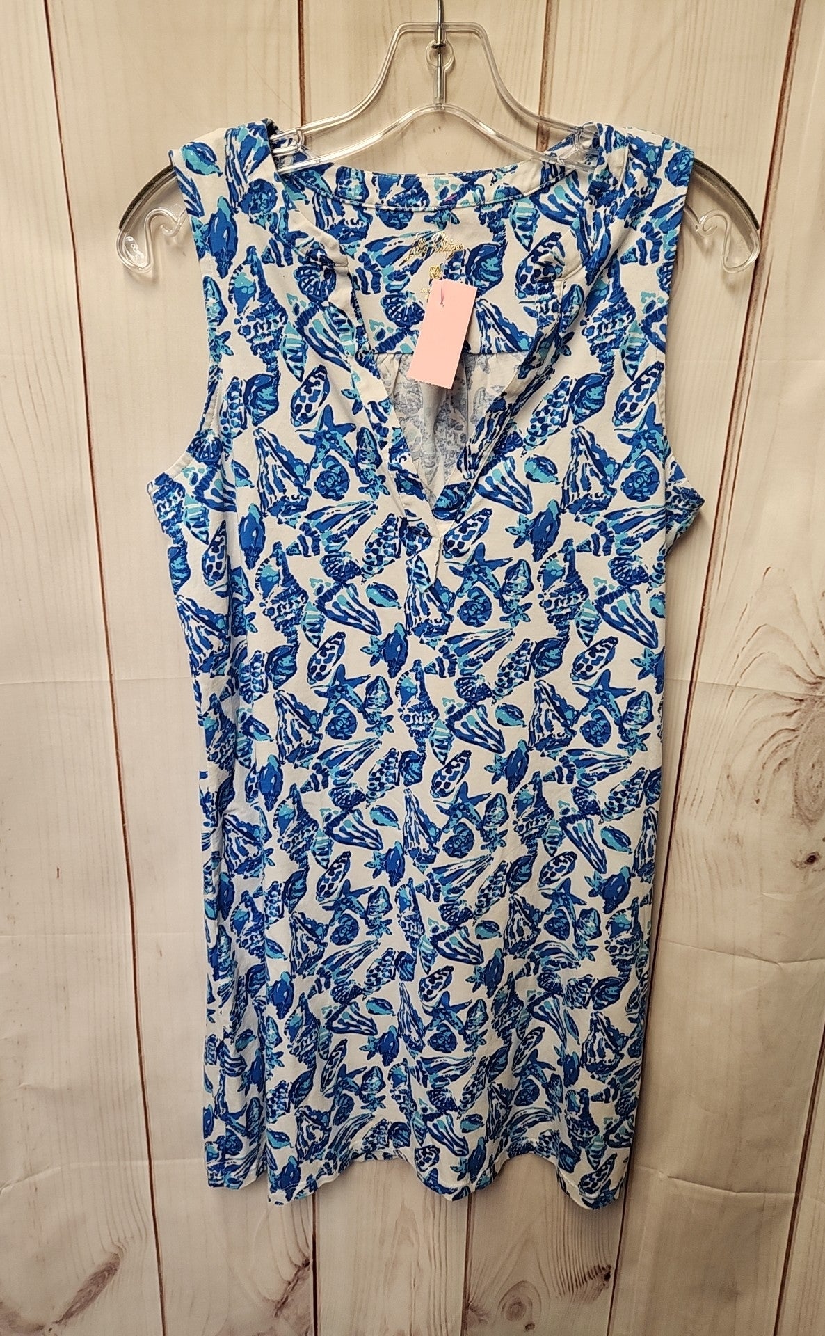 Lilly Pulitzer Women's Size S White & Blue Dress