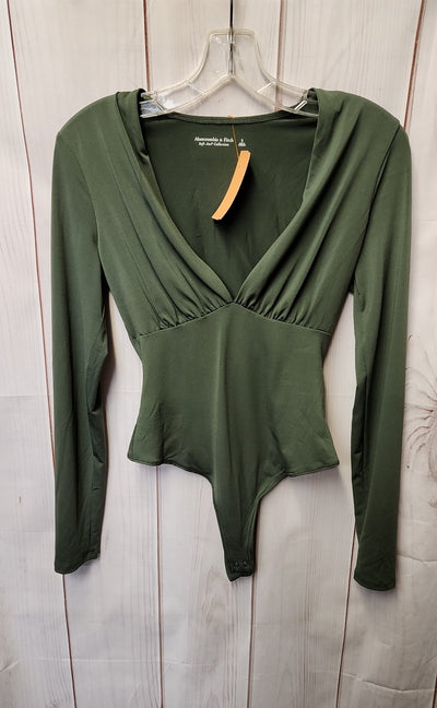 NWT Abercrombie & Fitch Women's Size S Green Bodysuit