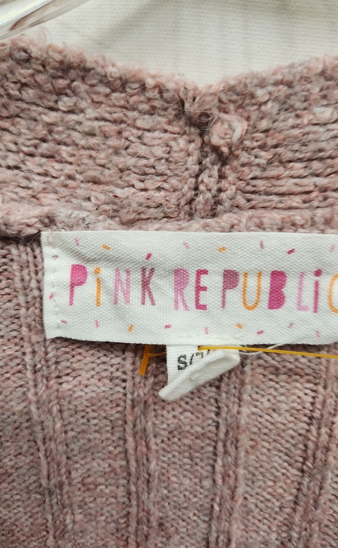 Pink Republic Women's Size S Pink Cardigan