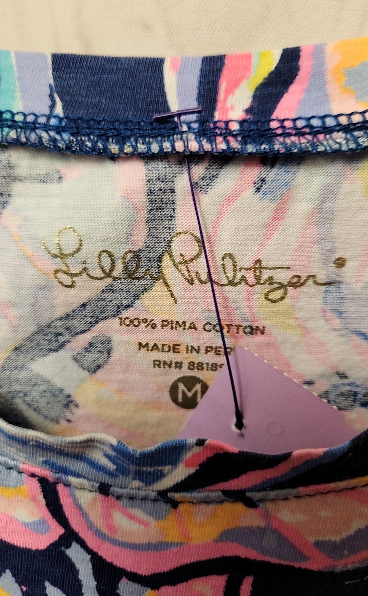 Lilly Pulitzer Women's Size M Navy Dress
