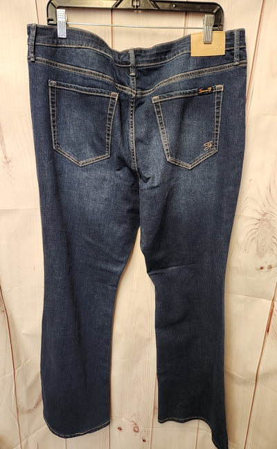 NWT Seven7 Women's Size 33 (15-16) Blue Jeans