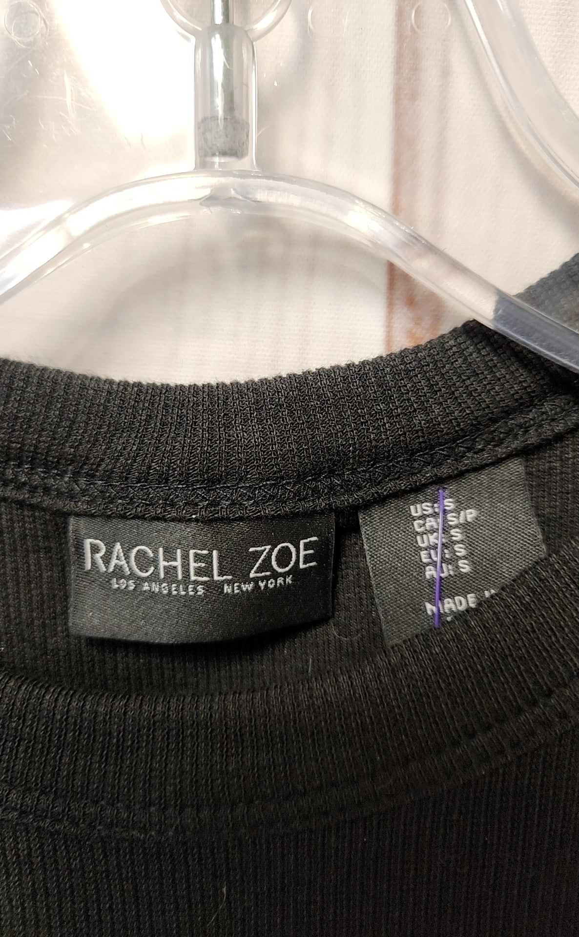 NWT Rachel Zoe Women's Size S Black Sleeveless Top