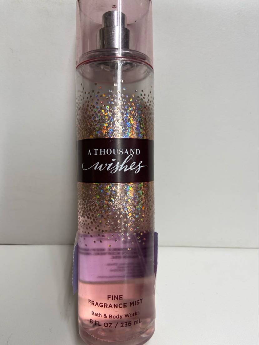 Bath & Body Works A Thousand Wishes Fine Fragrance Mist 8fl oz 8/10 full Perfume