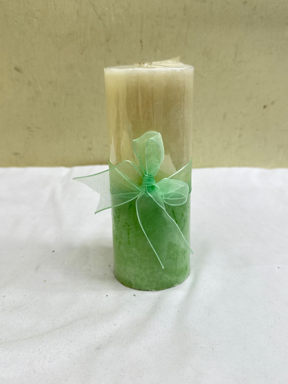 Green Pillar Candle
