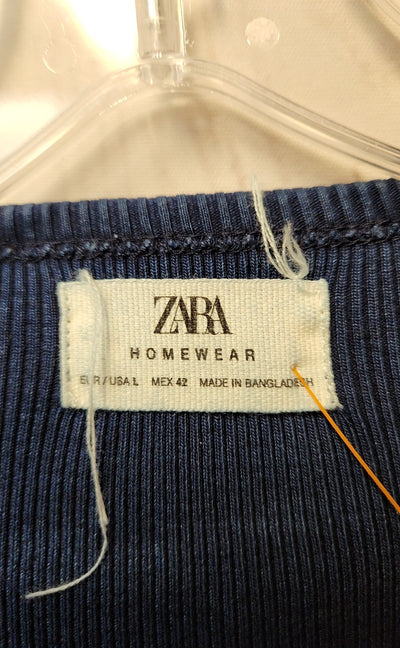 Zara Men's Size L Navy Shirt