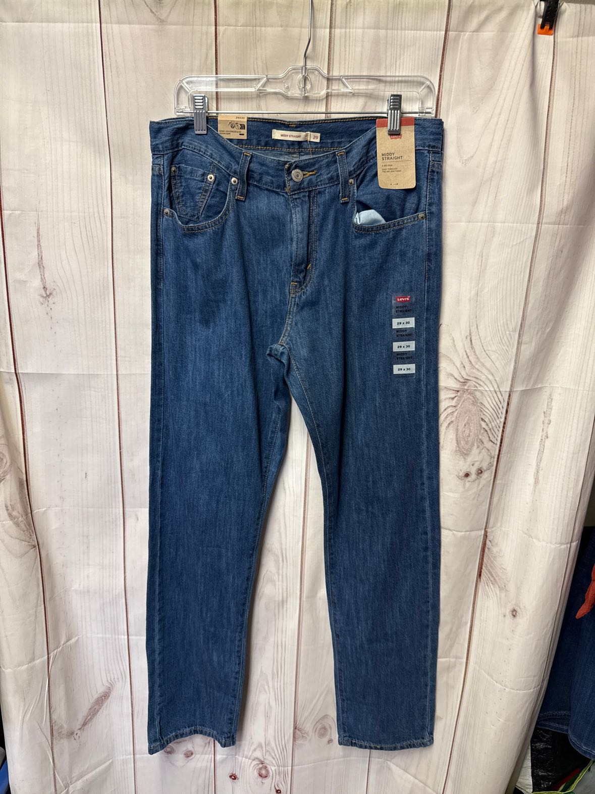 NWT Levis Women's Size 29 (7-8) Blue Jeans Middy Straight