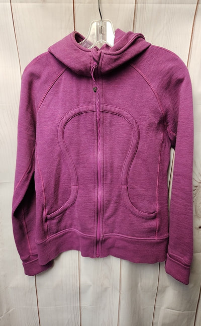 Lululemon Women's Size 8 Purple Full Zip Hooded Sweatshirt