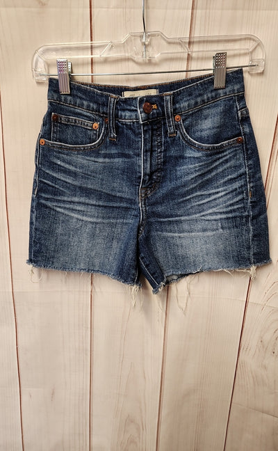 Madewell Women's Size 2 Blue Shorts