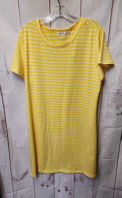 Candace Cameron Bure Women's Size L Yellow Dress