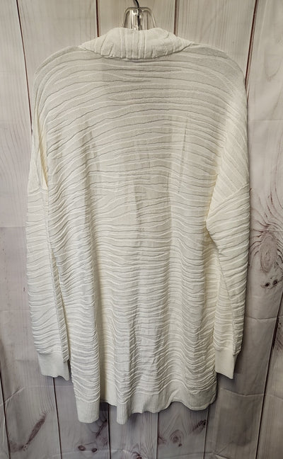 Chico's Women's Size 3 = US XL White Cardigan