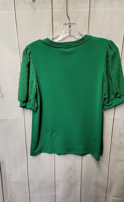 Cece Women's Size XS Green Short Sleeve Top