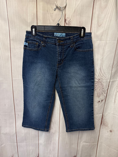 Duplex by Tyte Women's Size 8 Petite Blue Capris