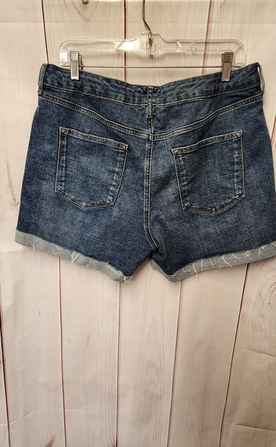 Sonoma Women's Size 14 Blue Shorts Curvy Shorts