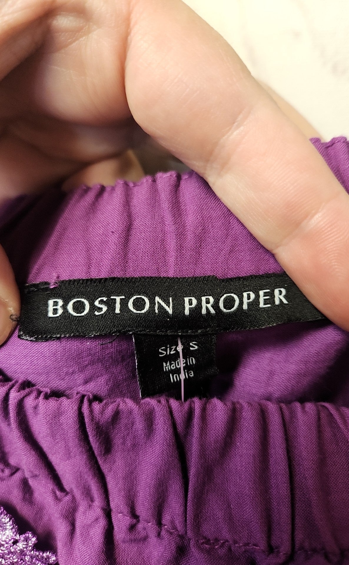 Boston Proper Women's Size S Purple Dress