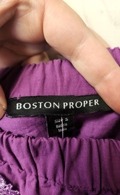 Boston Proper Women's Size S Purple Dress