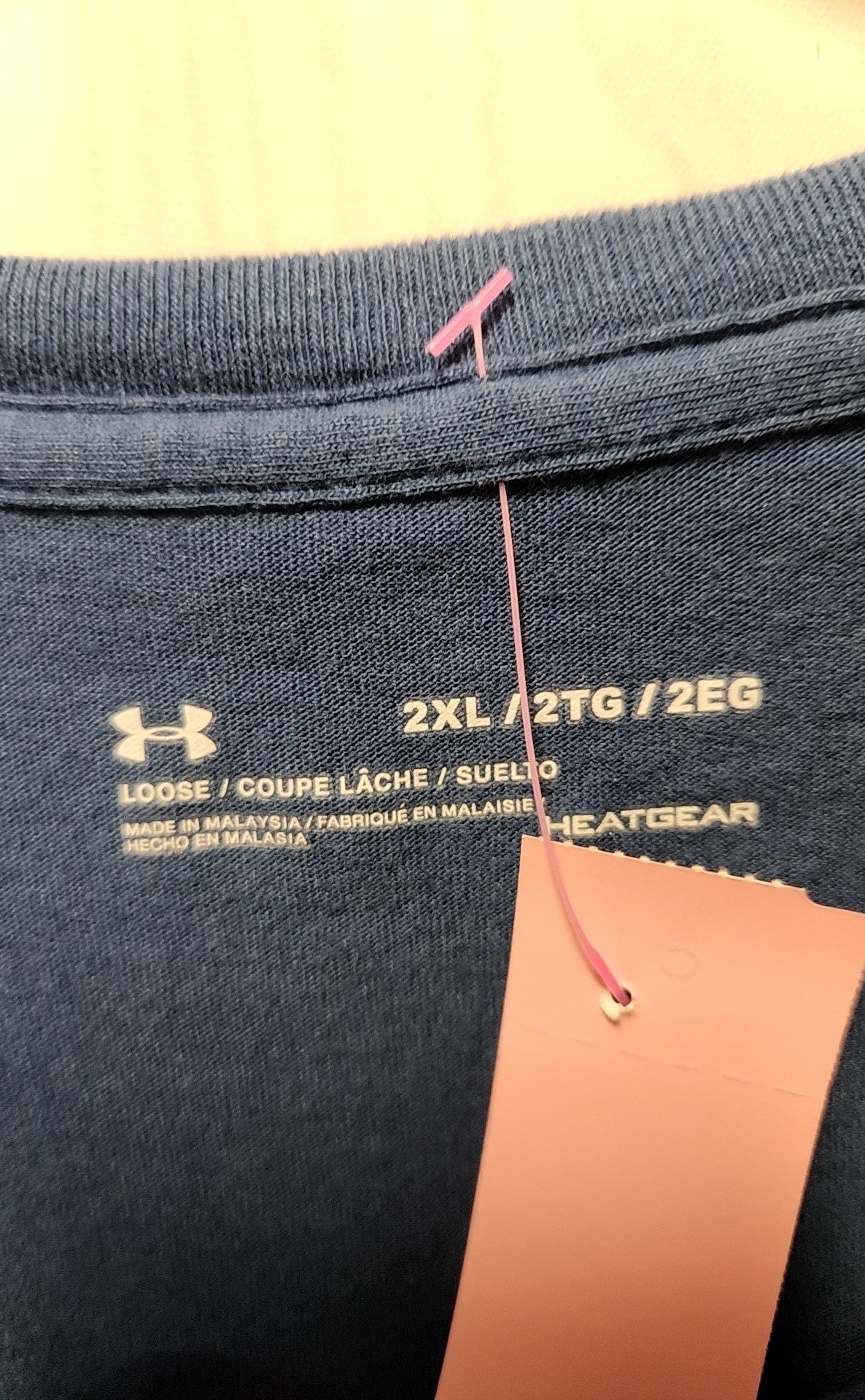 Under Armour Men's Size 2X Blue Shirt