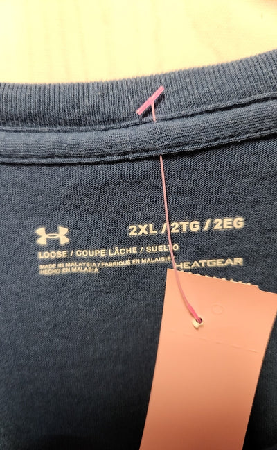 Under Armour Men's Size 2X Blue Shirt