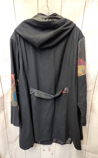 Taillissime Women's Size 28 Black Coat