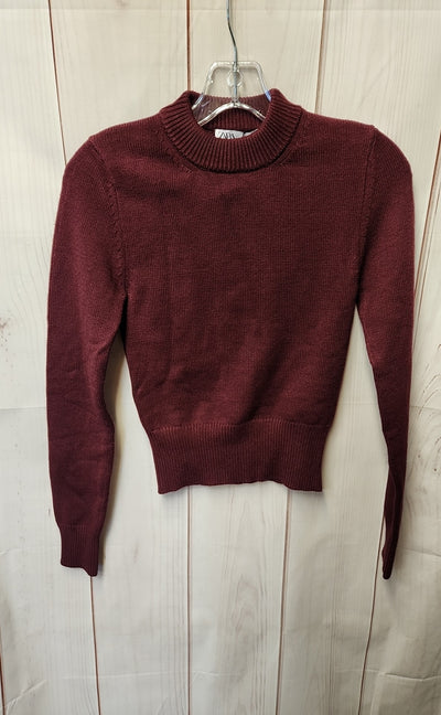 Zara Women's Size S Maroon Sweater