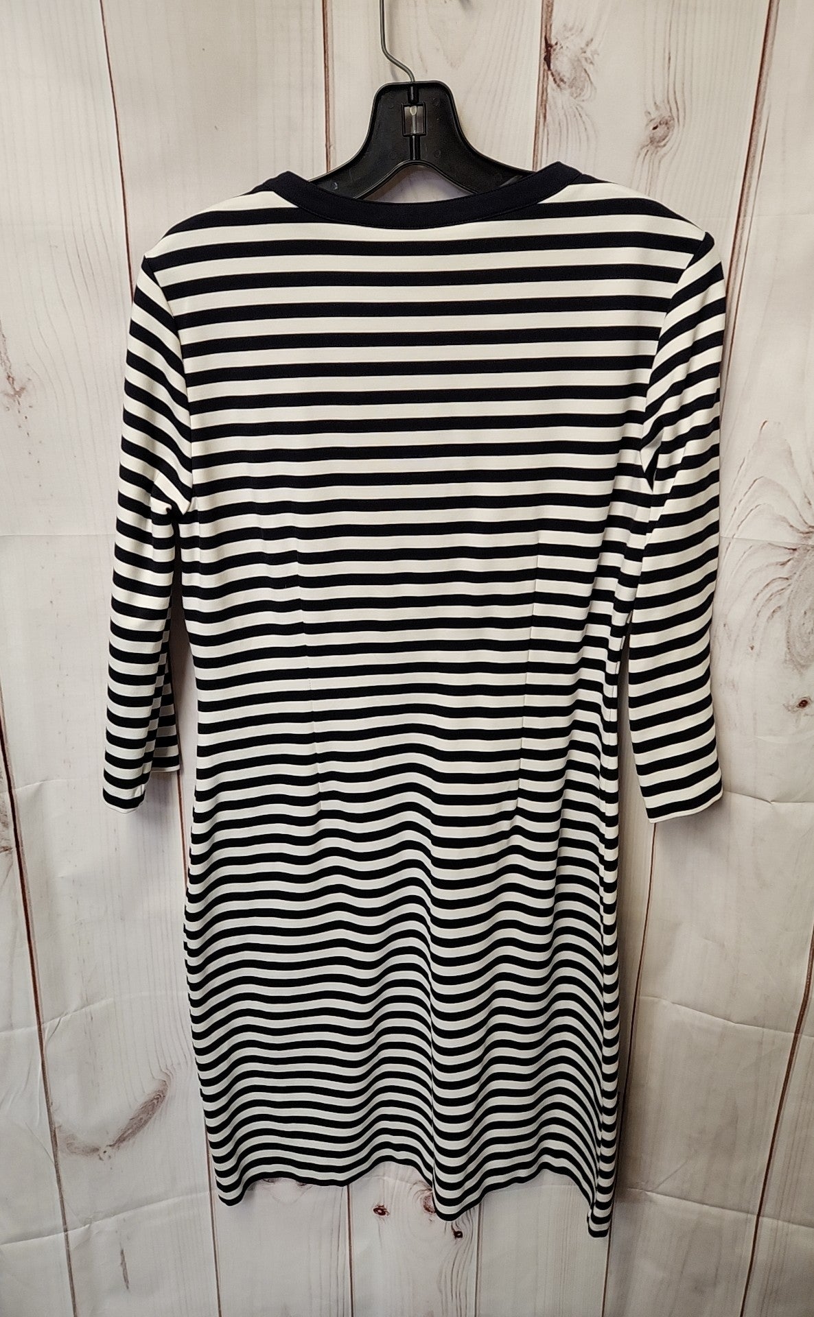 J McLaughlin Women's Size L White & Blue Dress