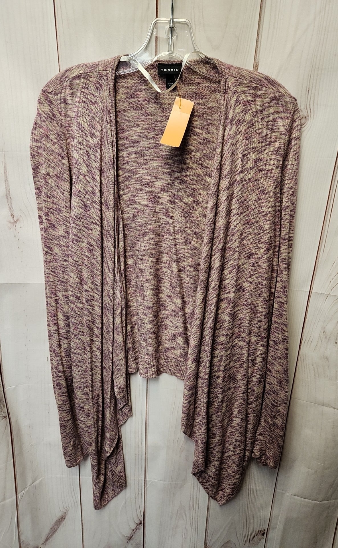 Torrid Women's Size 1X Purple Cardigan