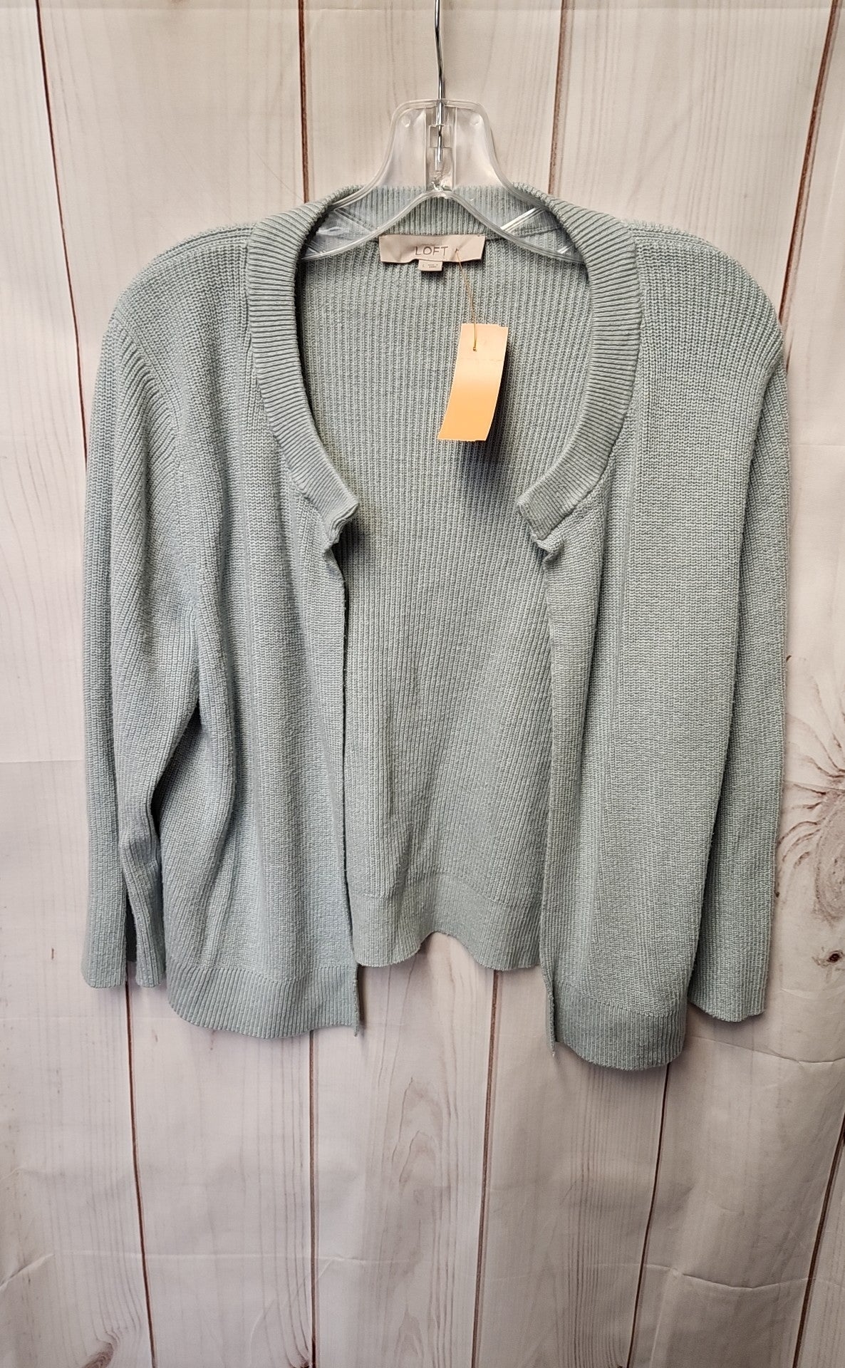 Loft Women's Size L Light Blue Cardigan