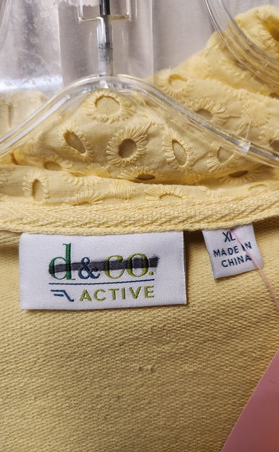 D & Co Women's Size XL Yellow Jacket