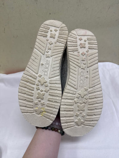 Hey Dude Women's Size 7 Gray Flats