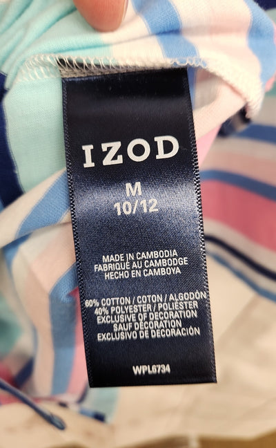 Izod Boy's Size 10/12 Blue Shirt