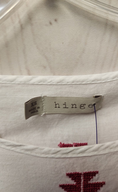 Hinge Women's Size XS White Sleeveless Top