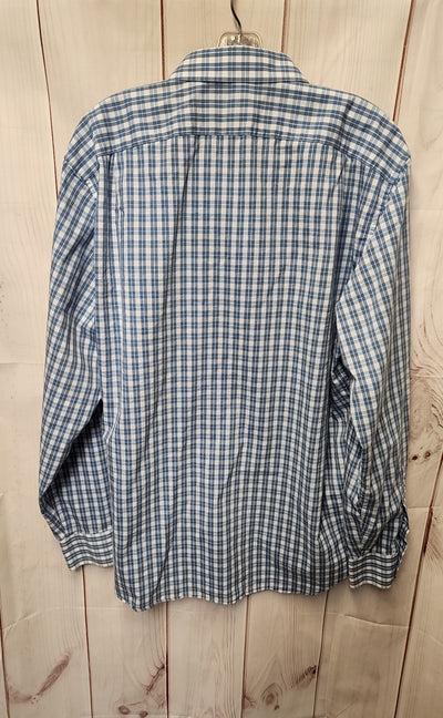J Crew Men's Size XL Blue Shirt