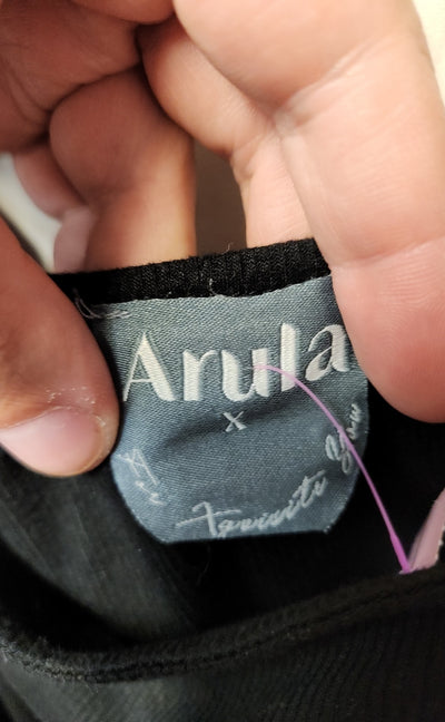 Arula Women's Size 1X Black Bodysuit