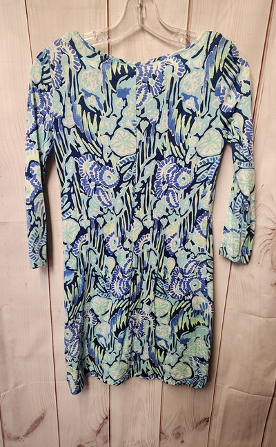 Lilly Pulitzer Women's Size XXS Blue Dress