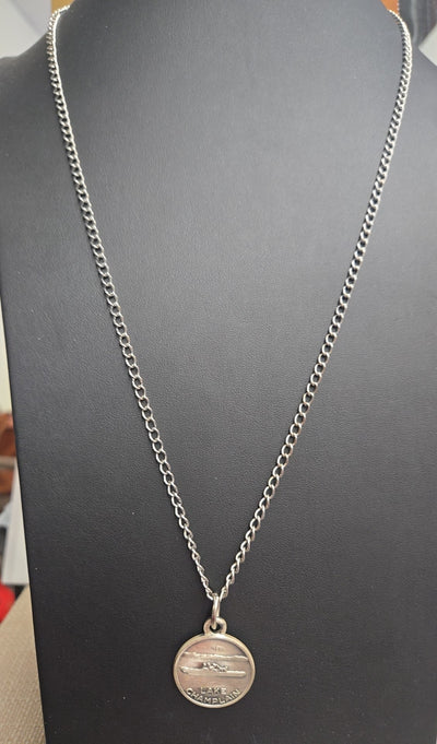 Lake Champlain Silver Necklace