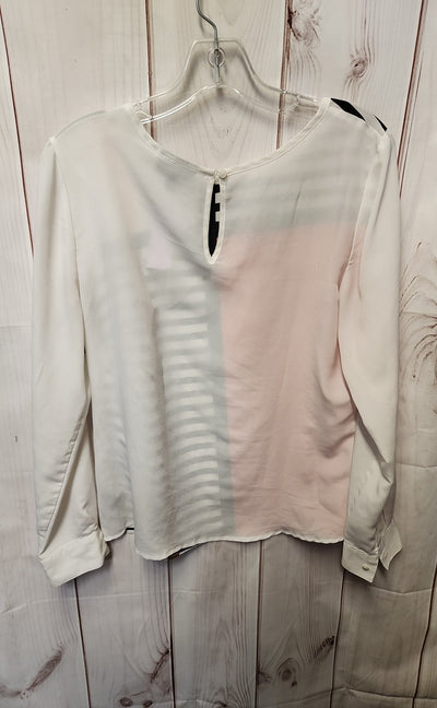 Worthington Women's Size M Red Long Sleeve Top
